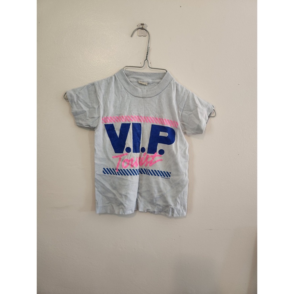 Vintage Screen Stars Kids Shirt VIP Tourist Single Stitch‎ USA Made Size 2-4